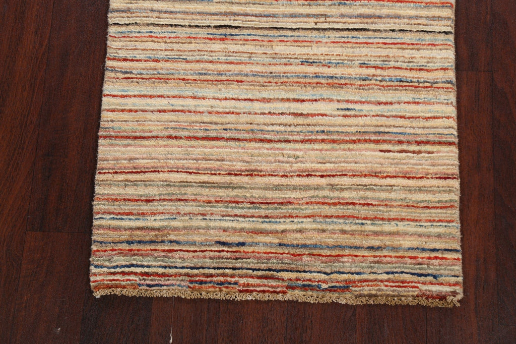 Contemporary Gabbeh Kashkoli Oriental Area Rug 2x4