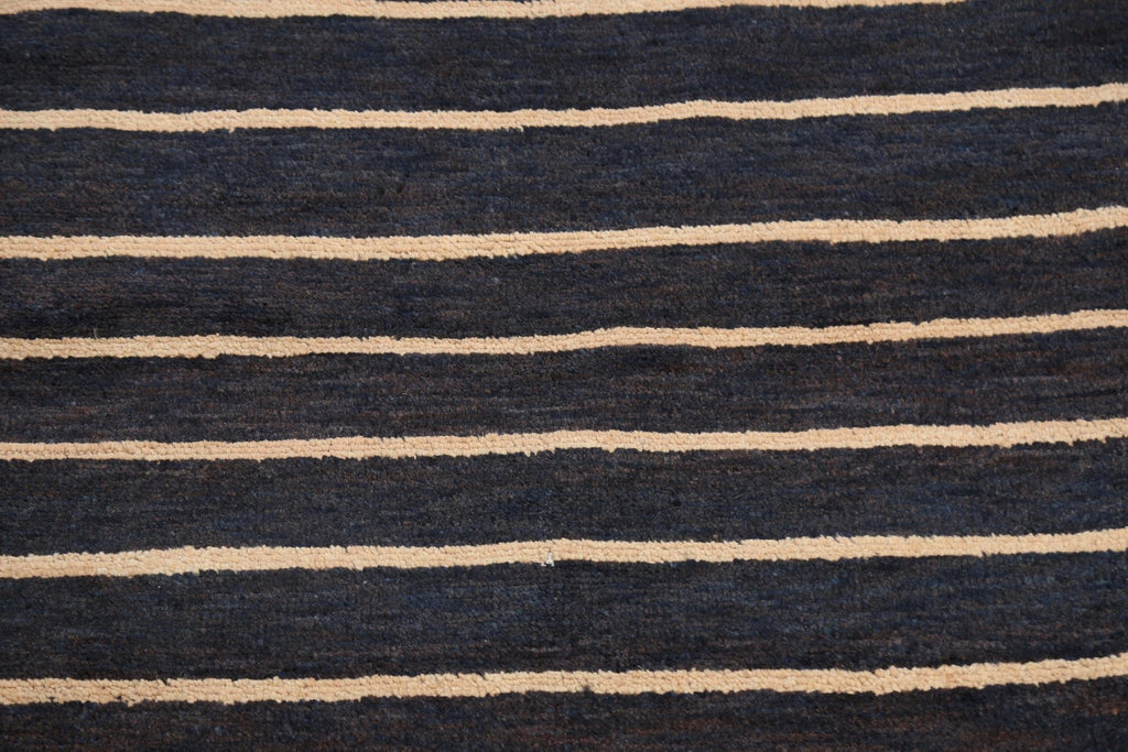 Stripe Modern Gabbeh Kashkoli Oriental Area Rug 3x4