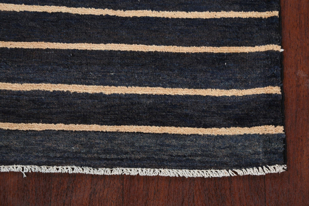 Stripe Modern Gabbeh Kashkoli Oriental Area Rug 3x4