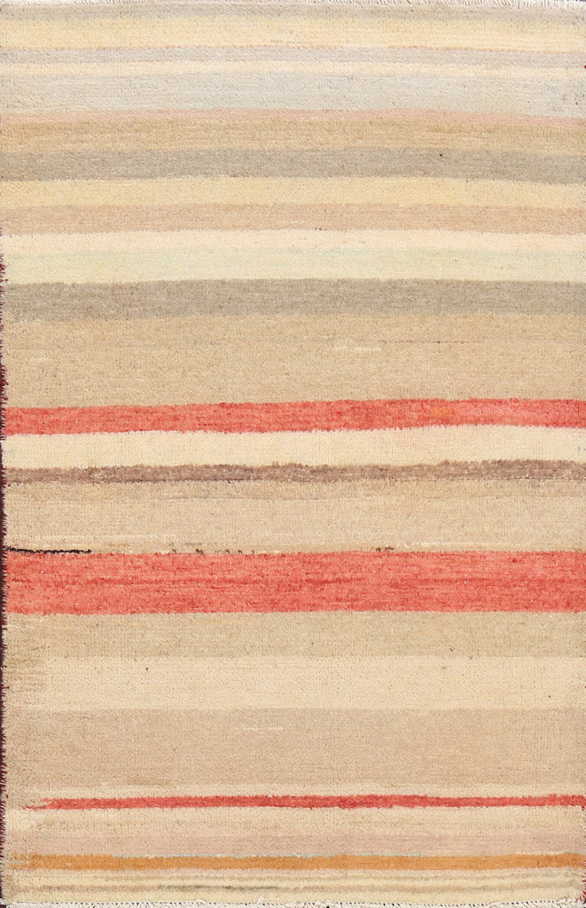 Contemporary Gabbeh Kashkoli Oriental Area Rug 3x4