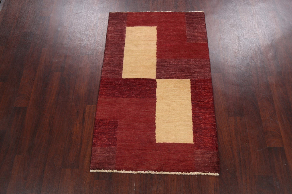 Contemporary Gabbeh Kashkoli Oriental Area Rug 3x5