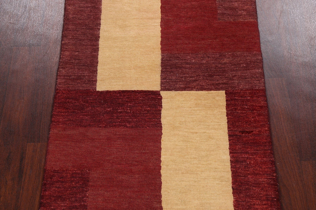 Contemporary Gabbeh Kashkoli Oriental Area Rug 3x5