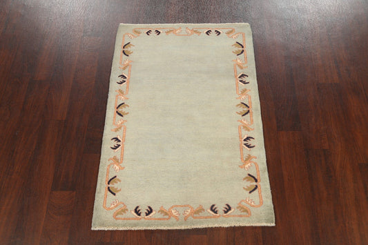 Contemporary Gabbeh Kashkoli Oriental Area Rug 3x4