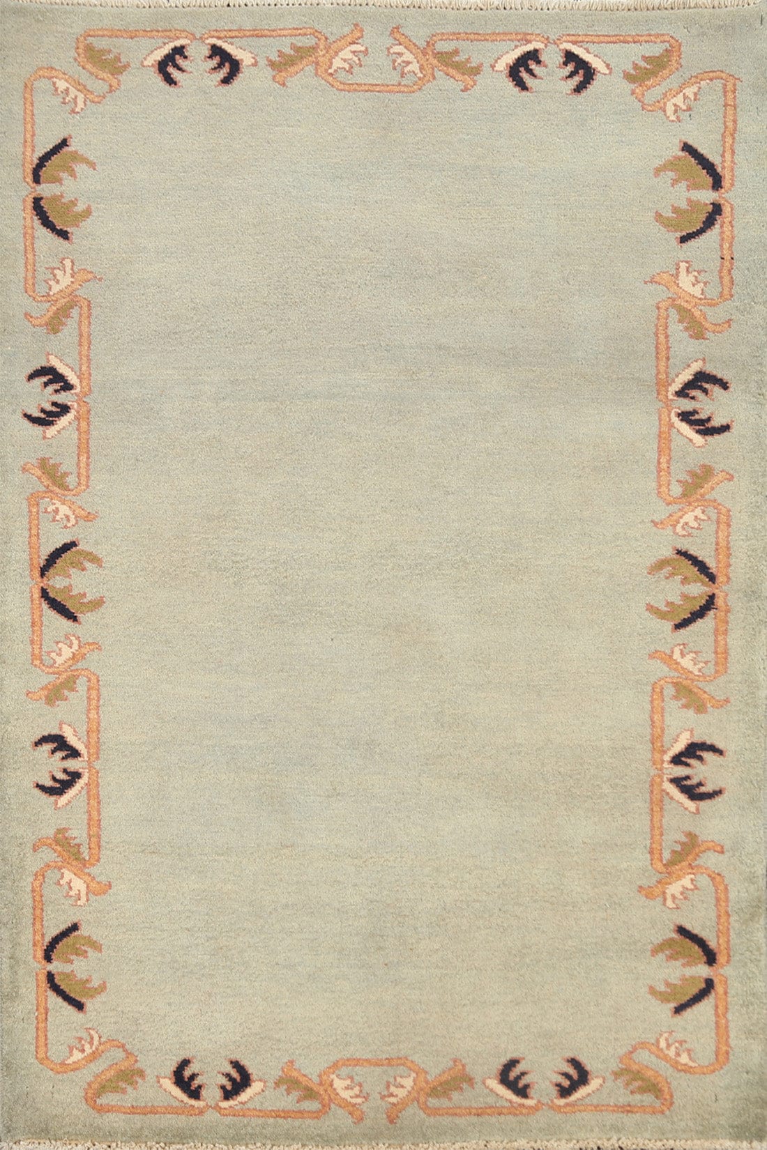 Contemporary Gabbeh Kashkoli Oriental Area Rug 3x4