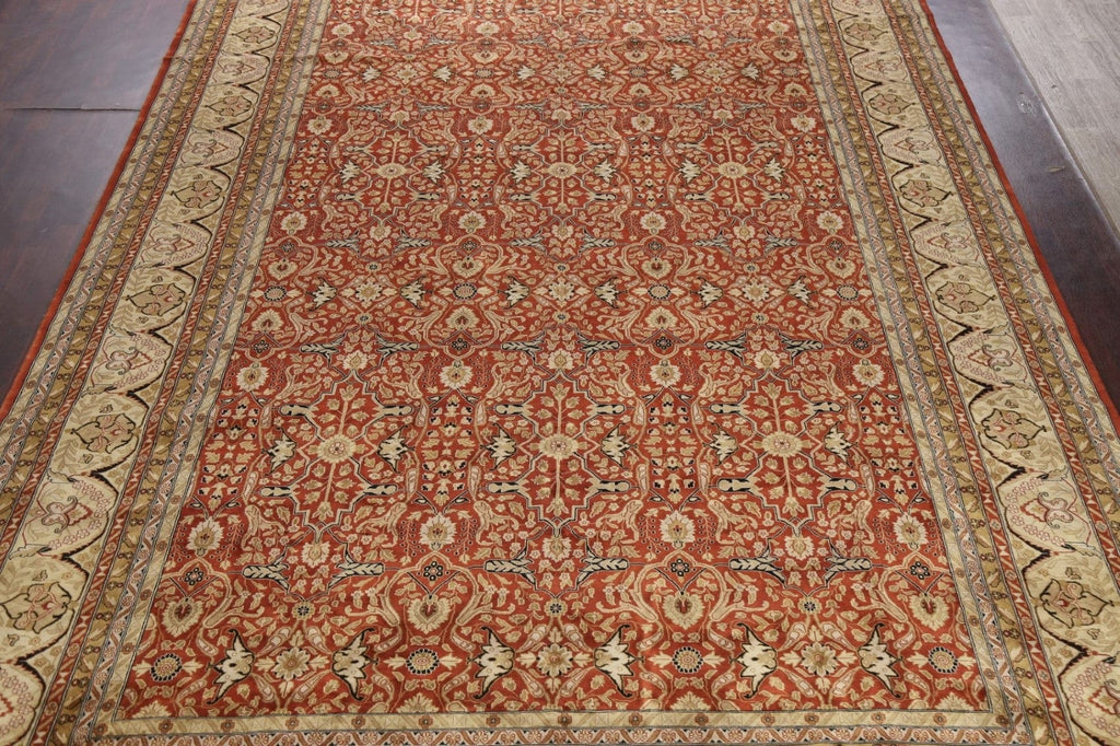 100% Vegetable Dye Tabriz Haj Jalili Oriental Area Rug 12x18