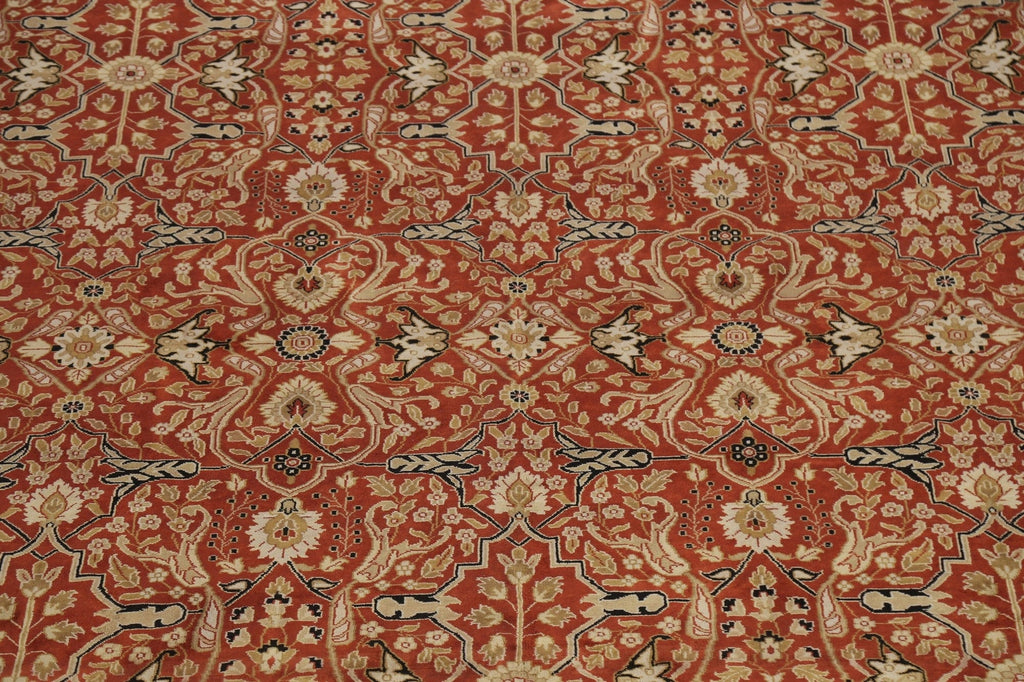 100% Vegetable Dye Tabriz Haj Jalili Oriental Area Rug 12x18