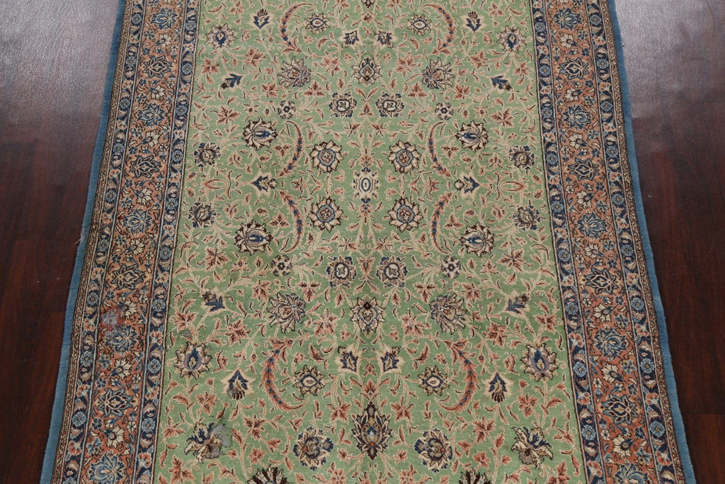 All-Over Floral Sarouk Persian Area Rug 6x10