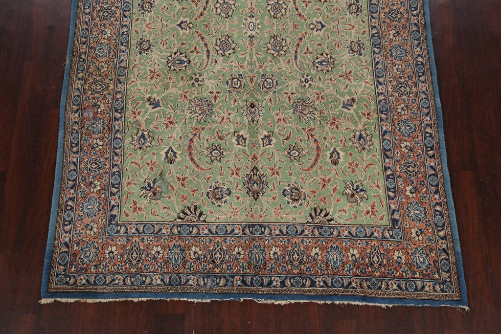 All-Over Floral Sarouk Persian Area Rug 6x10