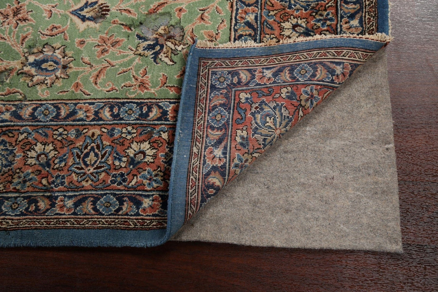 All-Over Floral Sarouk Persian Area Rug 6x10