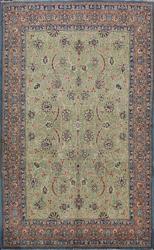 All-Over Floral Sarouk Persian Area Rug 6x10