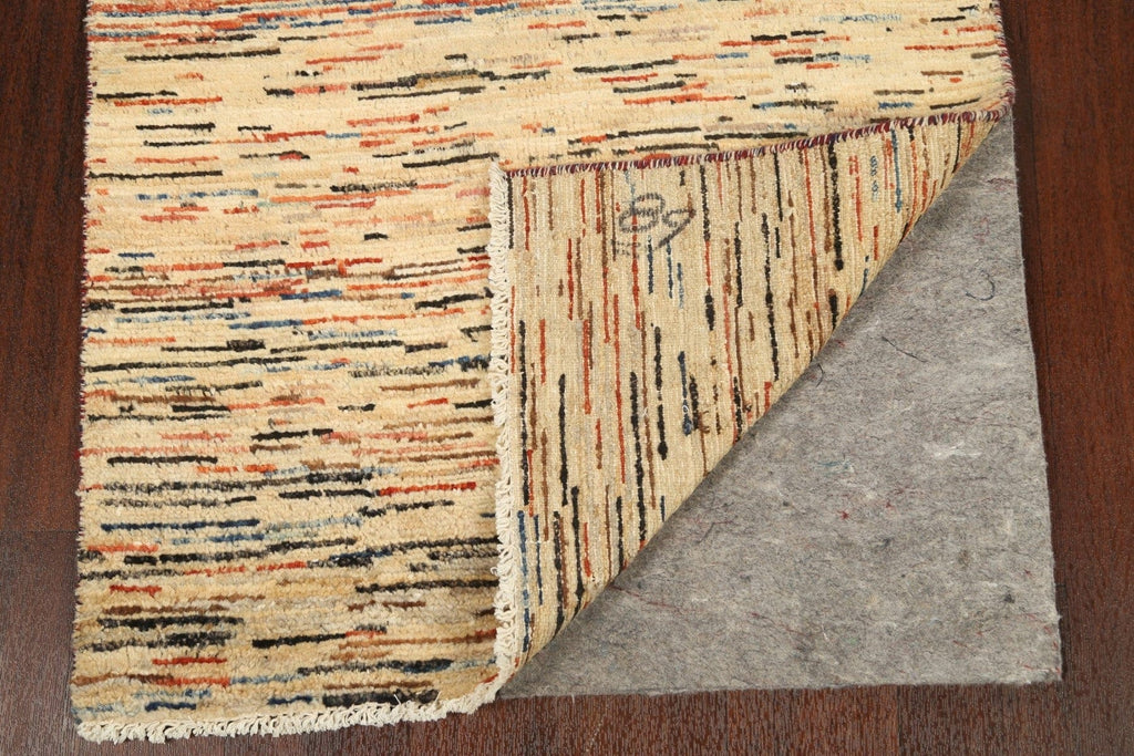 Abstract Contemporary Gabbeh Kashkoli Oriental Area Rug 3x4