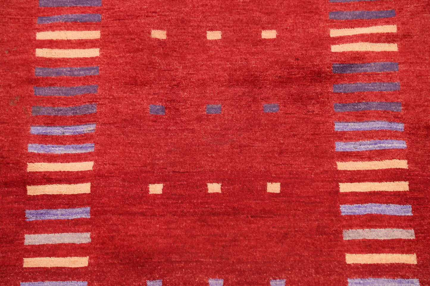 Contemporary Gabbeh Kashkoli Handmade Rug 3x4