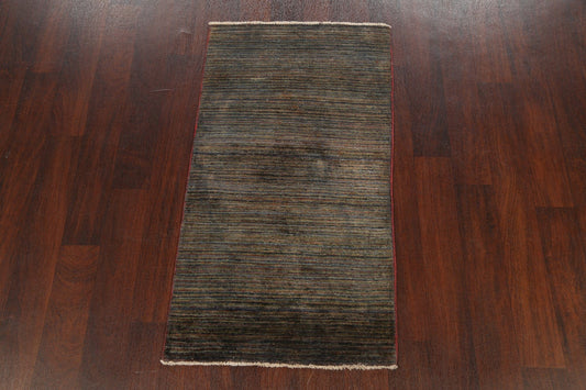 Stripe Modern Gabbeh Kashkoli Oriental Area Rug 2x4