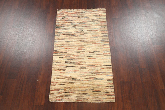 Contemporary Gabbeh Kashkoli Oriental Area Rug 3x5