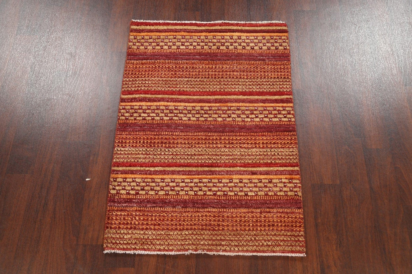 Contemporary Gabbeh Kashkoli Oriental Area Rug 3x4