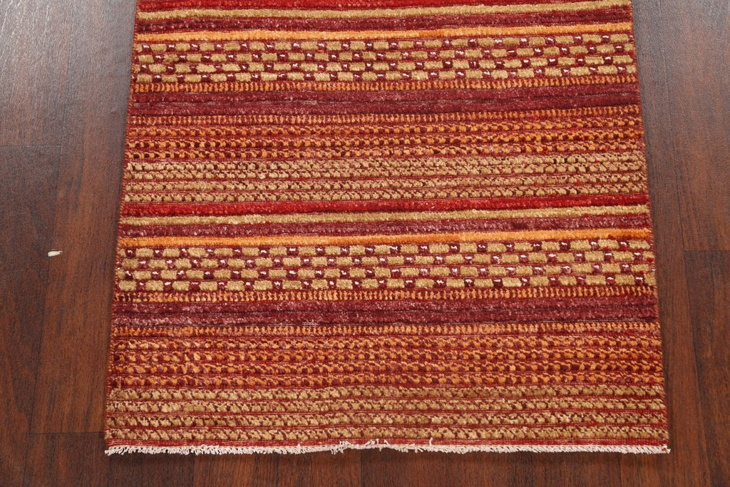 Contemporary Gabbeh Kashkoli Oriental Area Rug 3x4