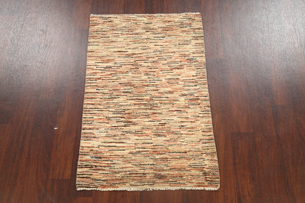 Contemporary Gabbeh Kashkoli Oriental Area Rug 3x4