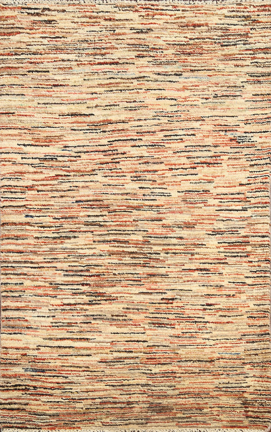 Contemporary Gabbeh Kashkoli Oriental Area Rug 3x4