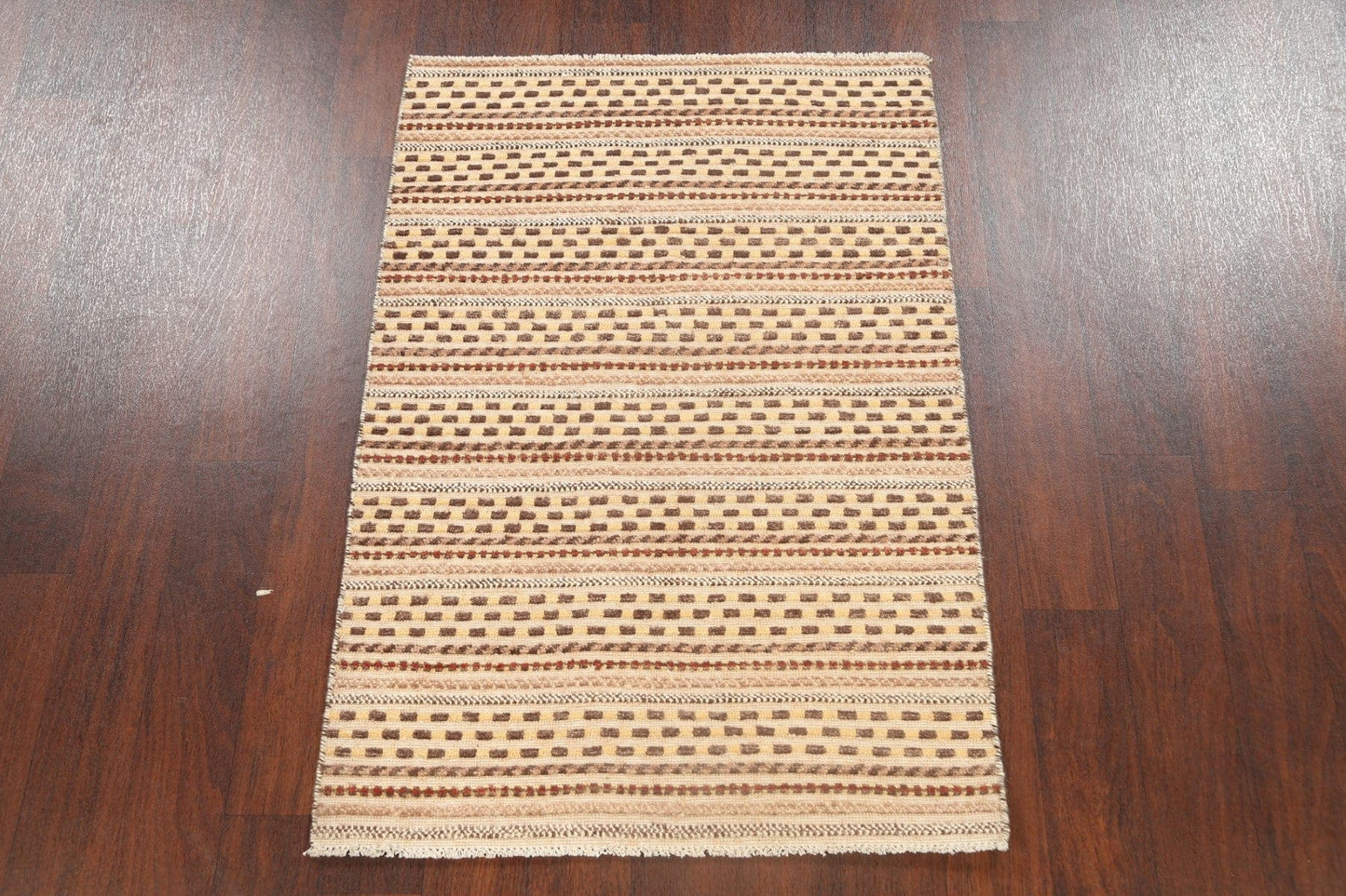 Contemporary Gabbeh Kashkoli Oriental Area Rug 3x4