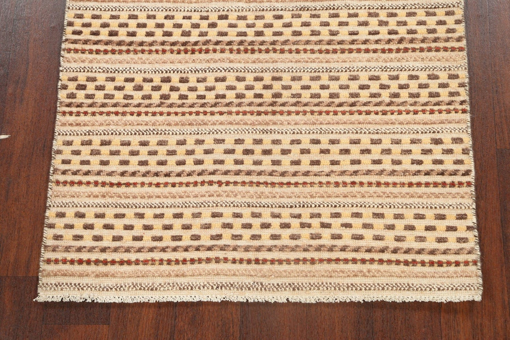 Contemporary Gabbeh Kashkoli Oriental Area Rug 3x4