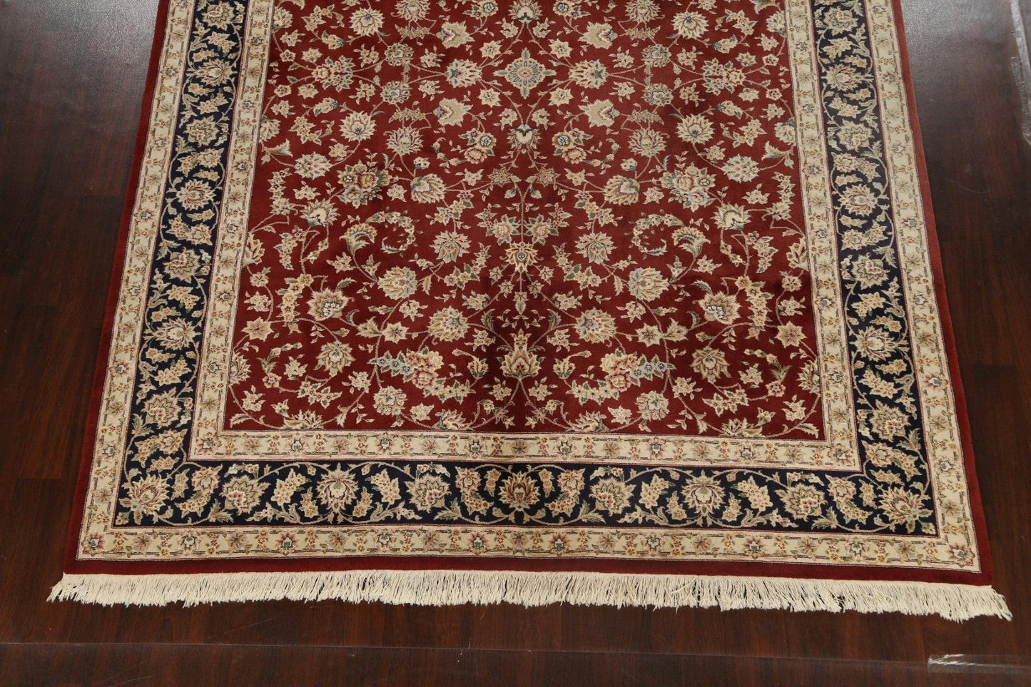 Vegetable Dye Wool/ Silk Floral Aubusson Oriental Area Rug 9x12