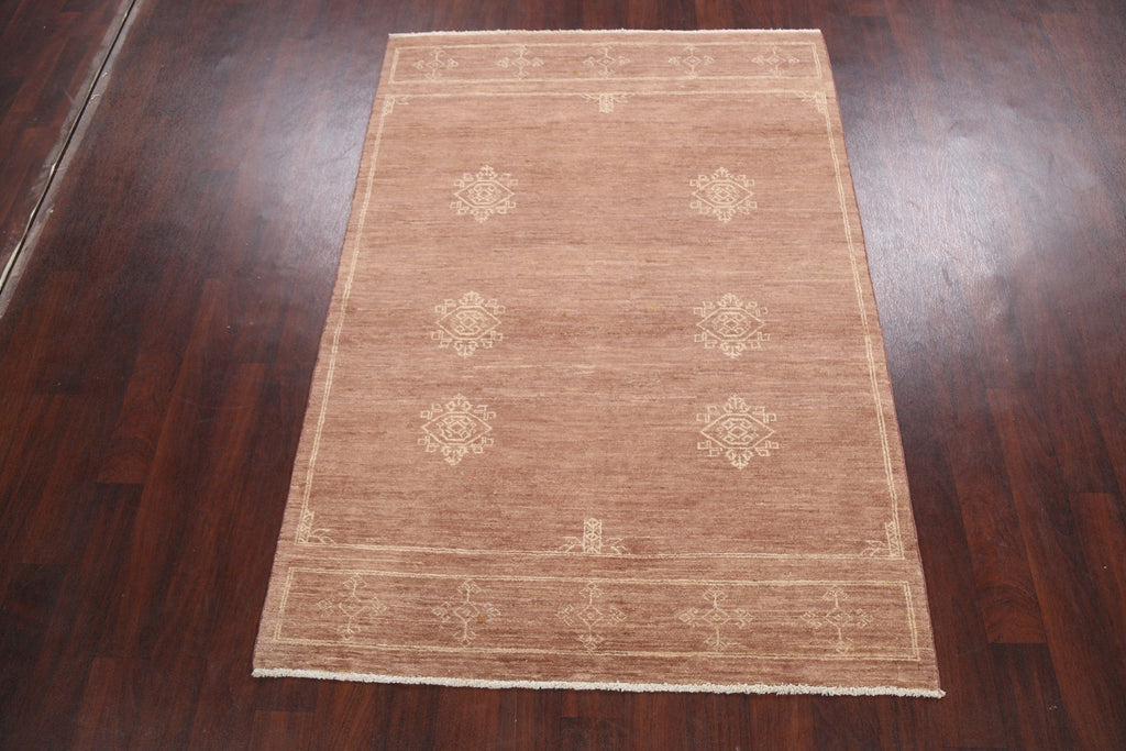 Contemporary Gabbeh Kashkoli Oriental Area Rug 5x7