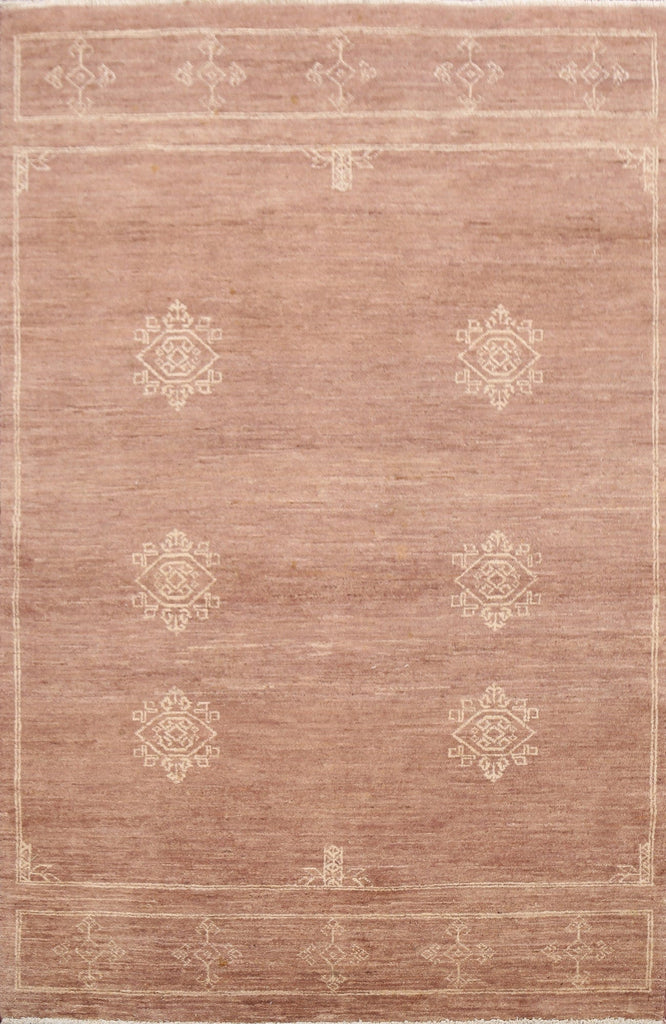 Contemporary Gabbeh Kashkoli Oriental Area Rug 5x7