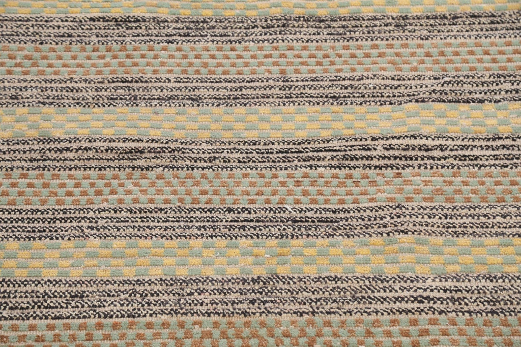 Stripe Contemporary Gabbeh Kashkoli Oriental Area Rug 5x8