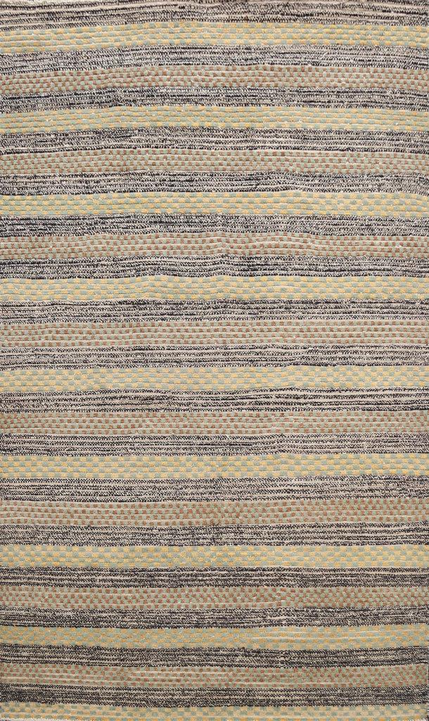 Stripe Contemporary Gabbeh Kashkoli Oriental Area Rug 5x8