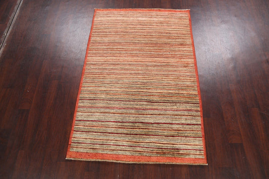 Contemporary Gabbeh Kashkoli Oriental Area Rug 4x6