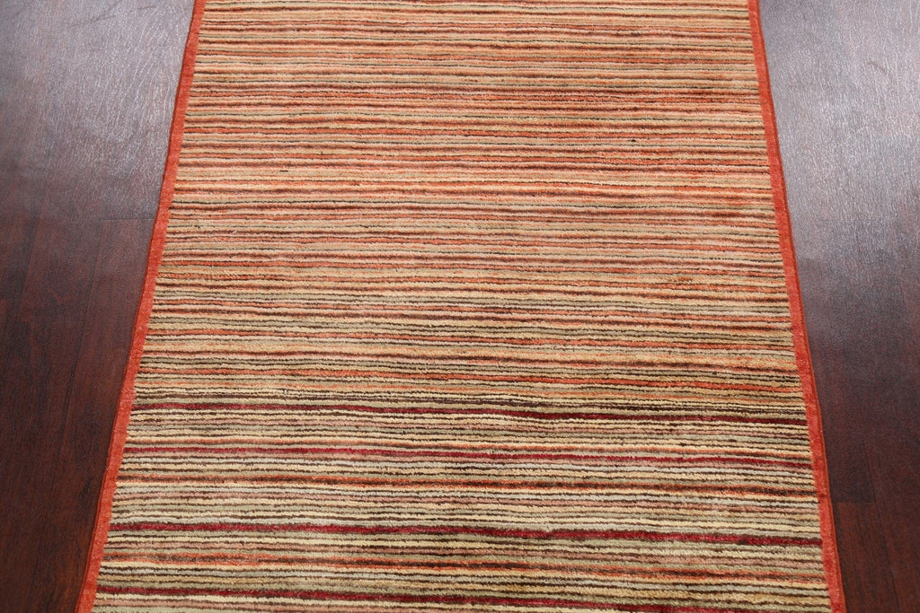 Contemporary Gabbeh Kashkoli Oriental Area Rug 4x6