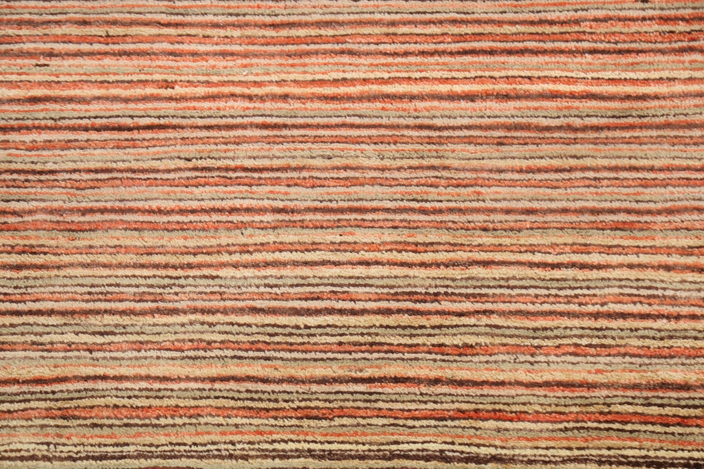 Contemporary Gabbeh Kashkoli Oriental Area Rug 4x6