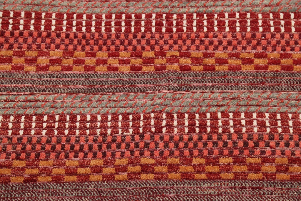 Contemporary Gabbeh Kashkoli Oriental Area Rug 4x6