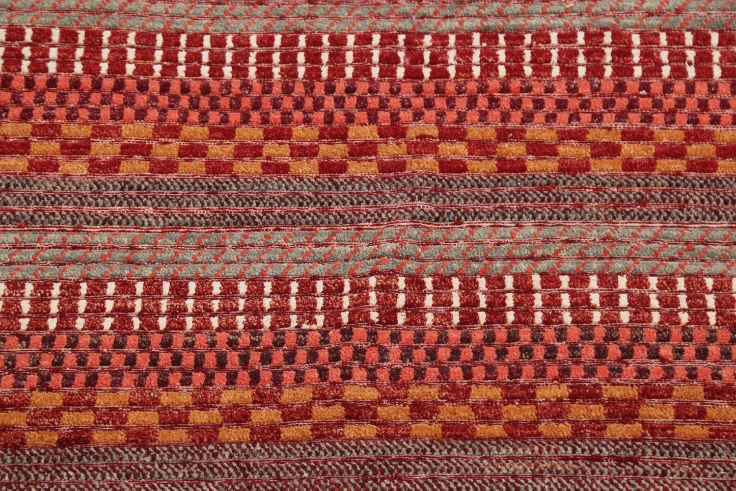 Contemporary Gabbeh Kashkoli Oriental Area Rug 4x6