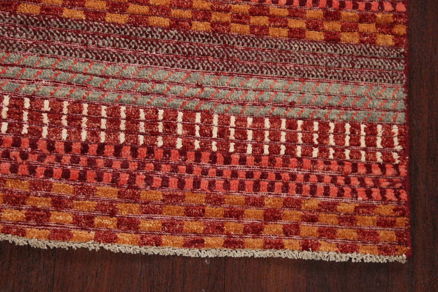 Contemporary Gabbeh Kashkoli Oriental Area Rug 4x6