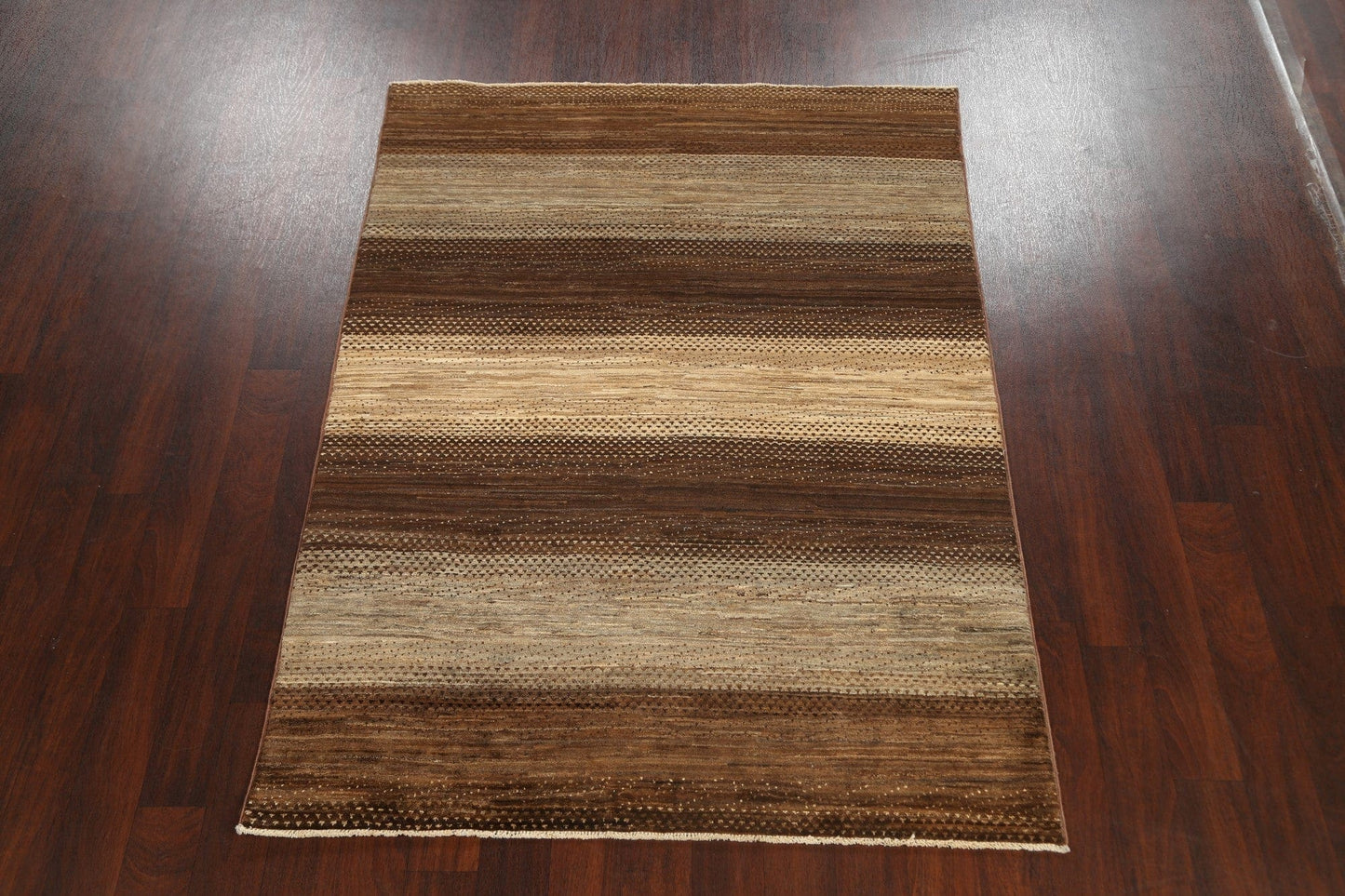 Contemporary Gabbeh Kashkoli Oriental Area Rug 5x7