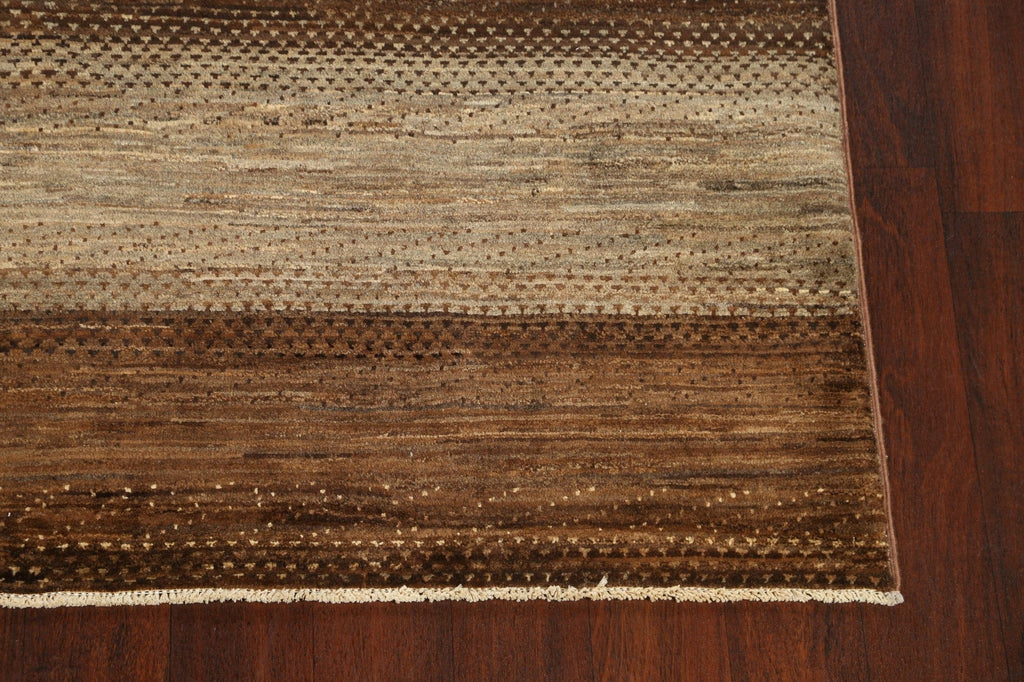 Contemporary Gabbeh Kashkoli Oriental Area Rug 5x7