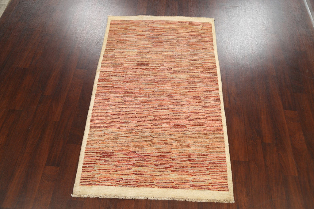 Contemporary Gabbeh Kashkoli Oriental Area Rug 4x7