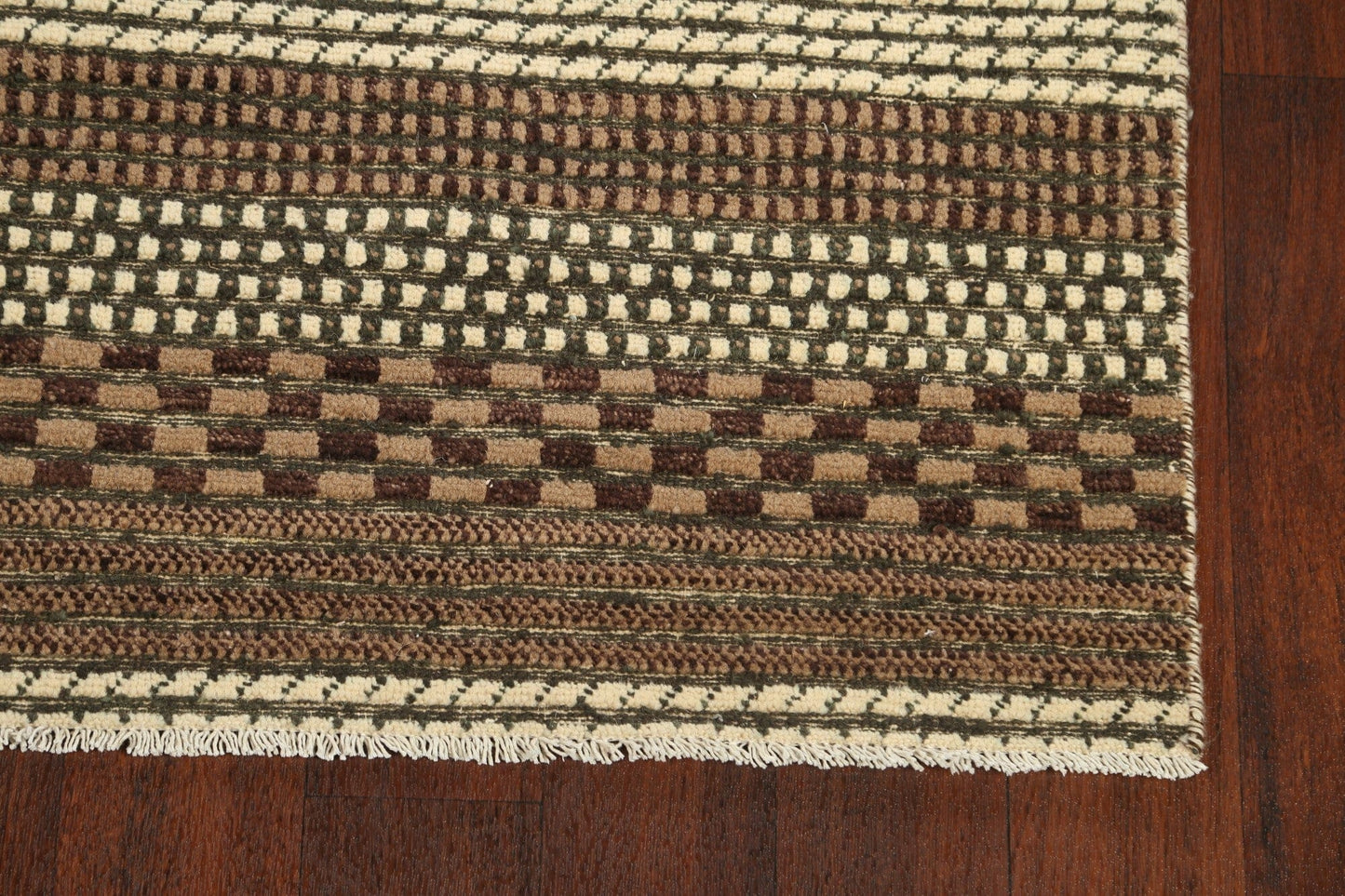 Contemporary Gabbeh Kashkoli Oriental Area Rug 4x6