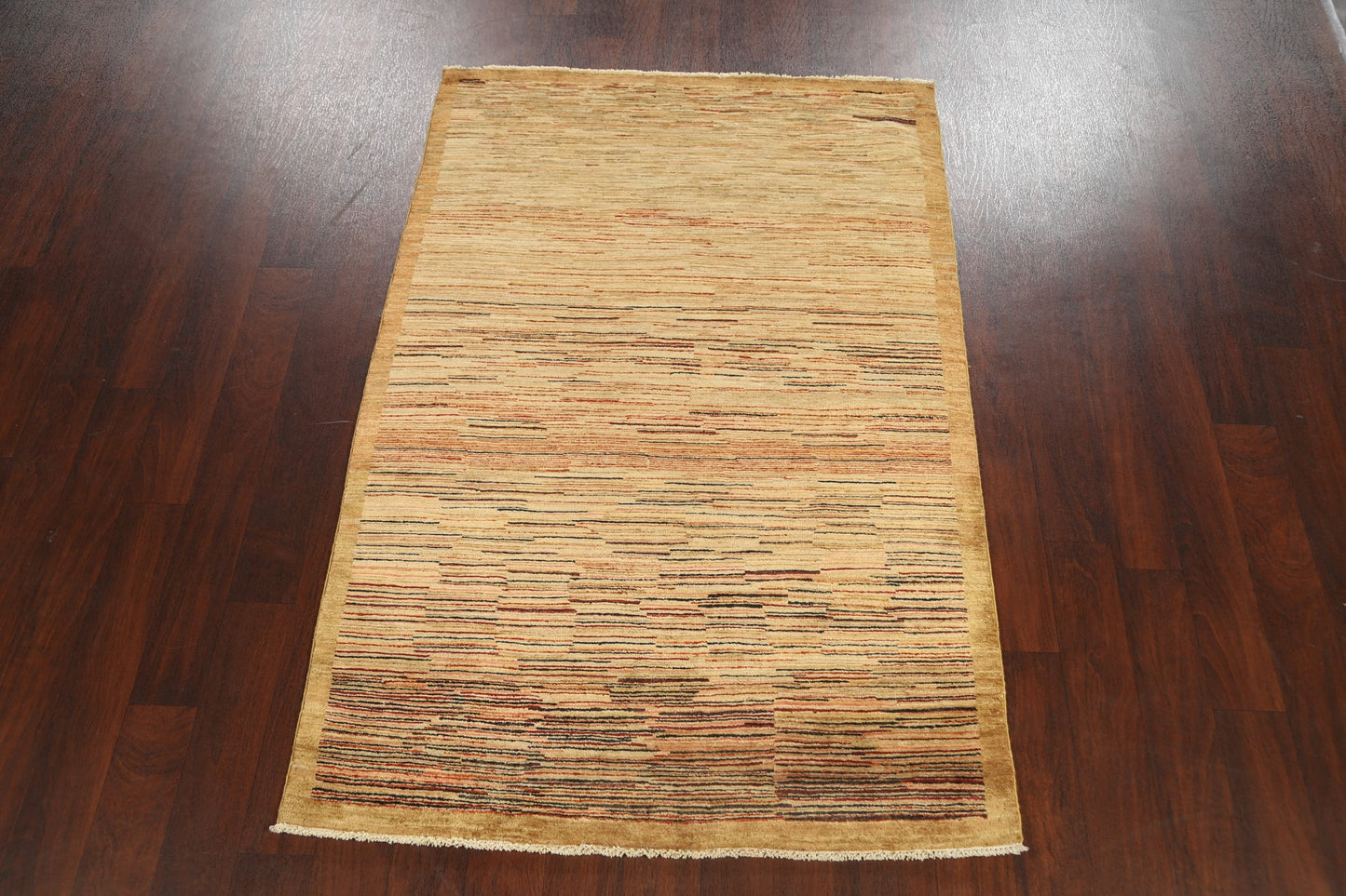 Abstract Contemporary Gabbeh Kashkoli Oriental Area Rug 4x6