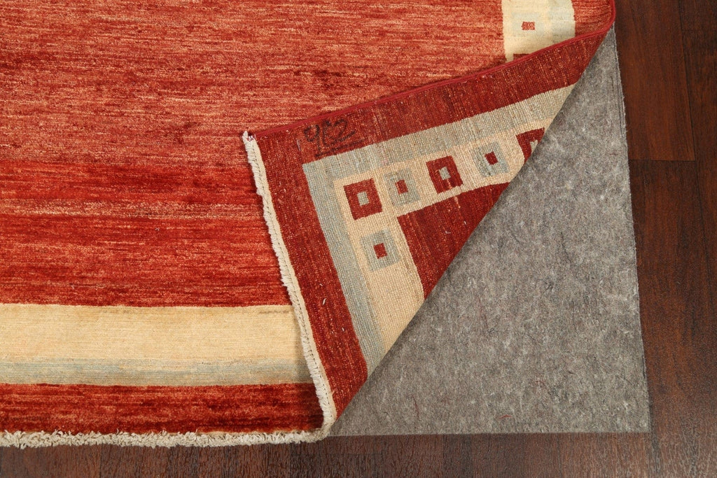 Contemporary Gabbeh Kashkoli Area Rug 4x6