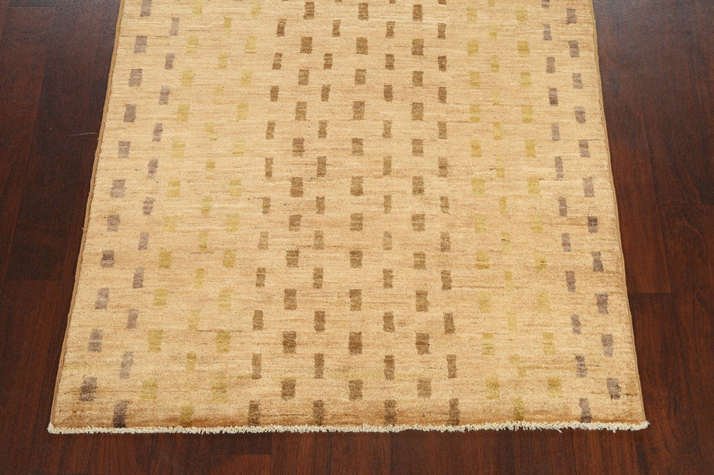 Contemporary Gabbeh Kashkoli Oriental Area Rug 4x6