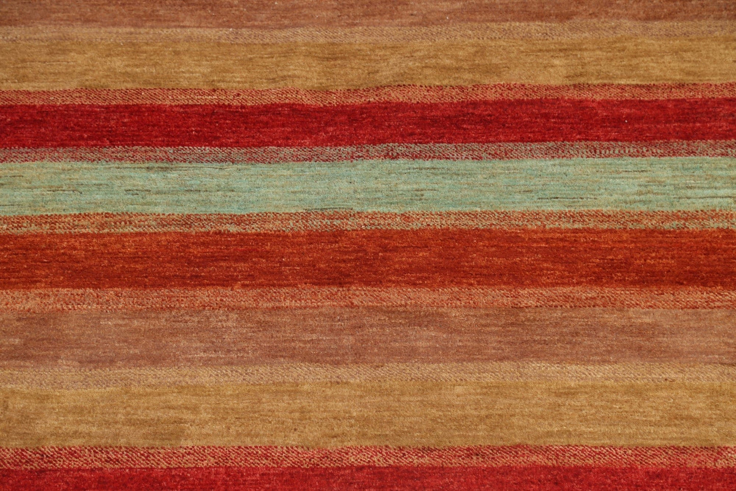 Stripe Contemporary Gabbeh Kashkoli Area Rug 5x6