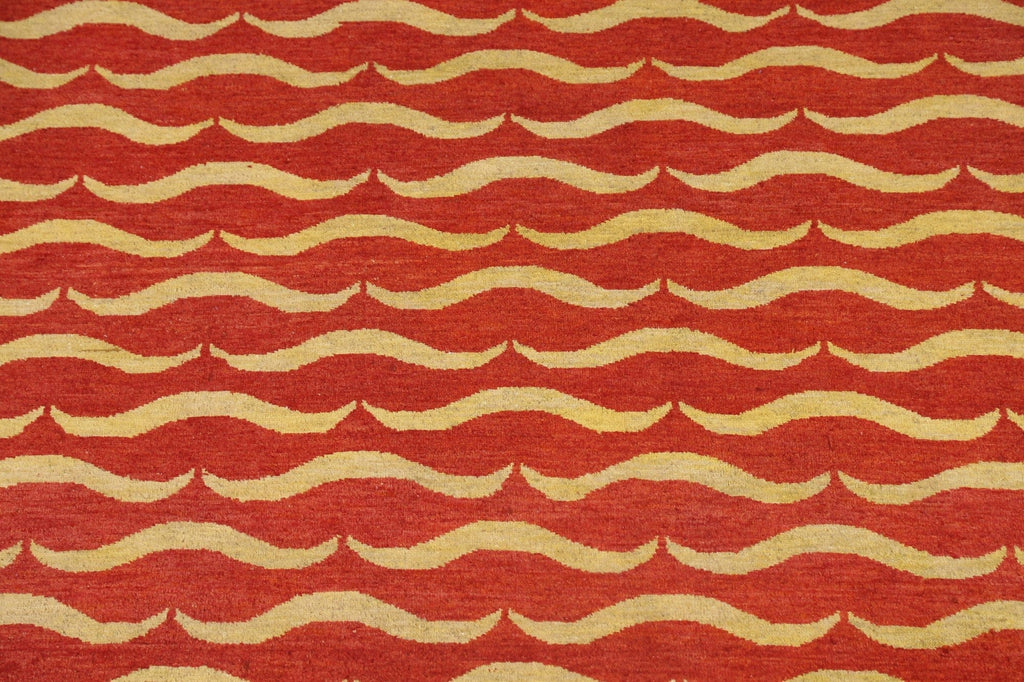 Contemporary Gabbeh Kashkoli Area Rug 4x6