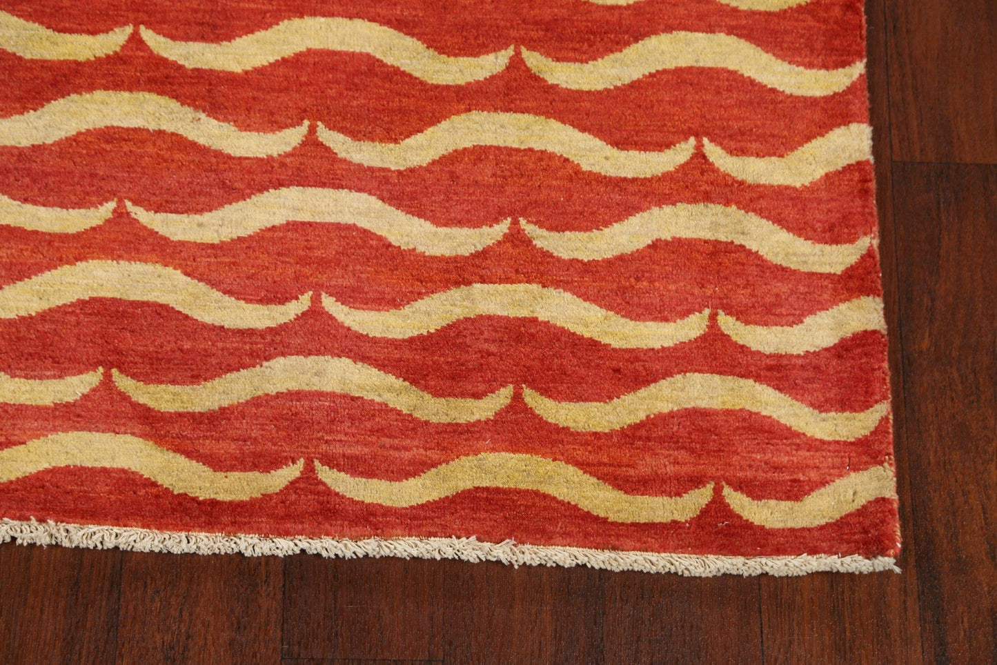 Contemporary Gabbeh Kashkoli Area Rug 4x6