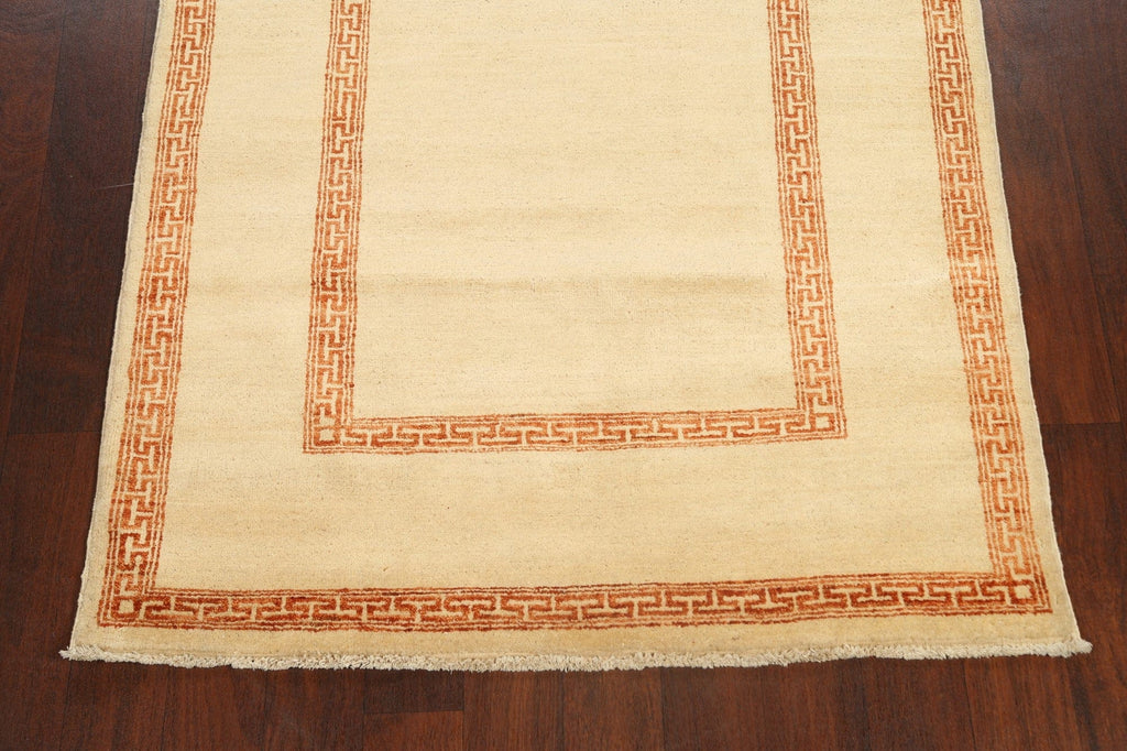 Contemporary Gabbeh Kashkoli Oriental Area Rug 4x6