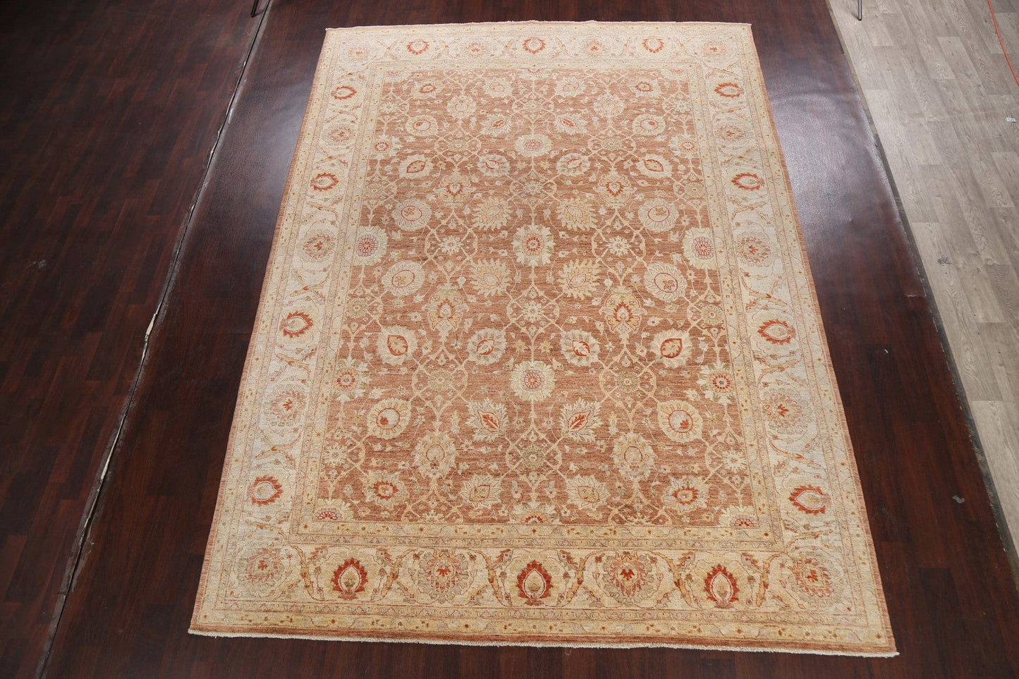 100% Vegetable Dye Floral Ziegler Oriental Area Rug 9x12