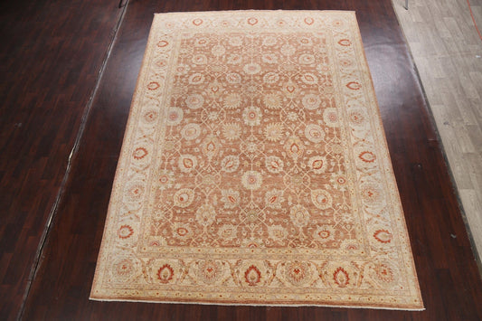 100% Vegetable Dye Floral Ziegler Oriental Area Rug 9x12