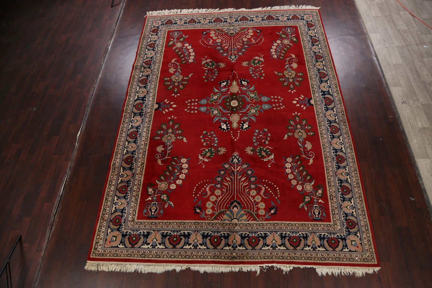 Floral Red Agra Oriental Area Rug 9x12