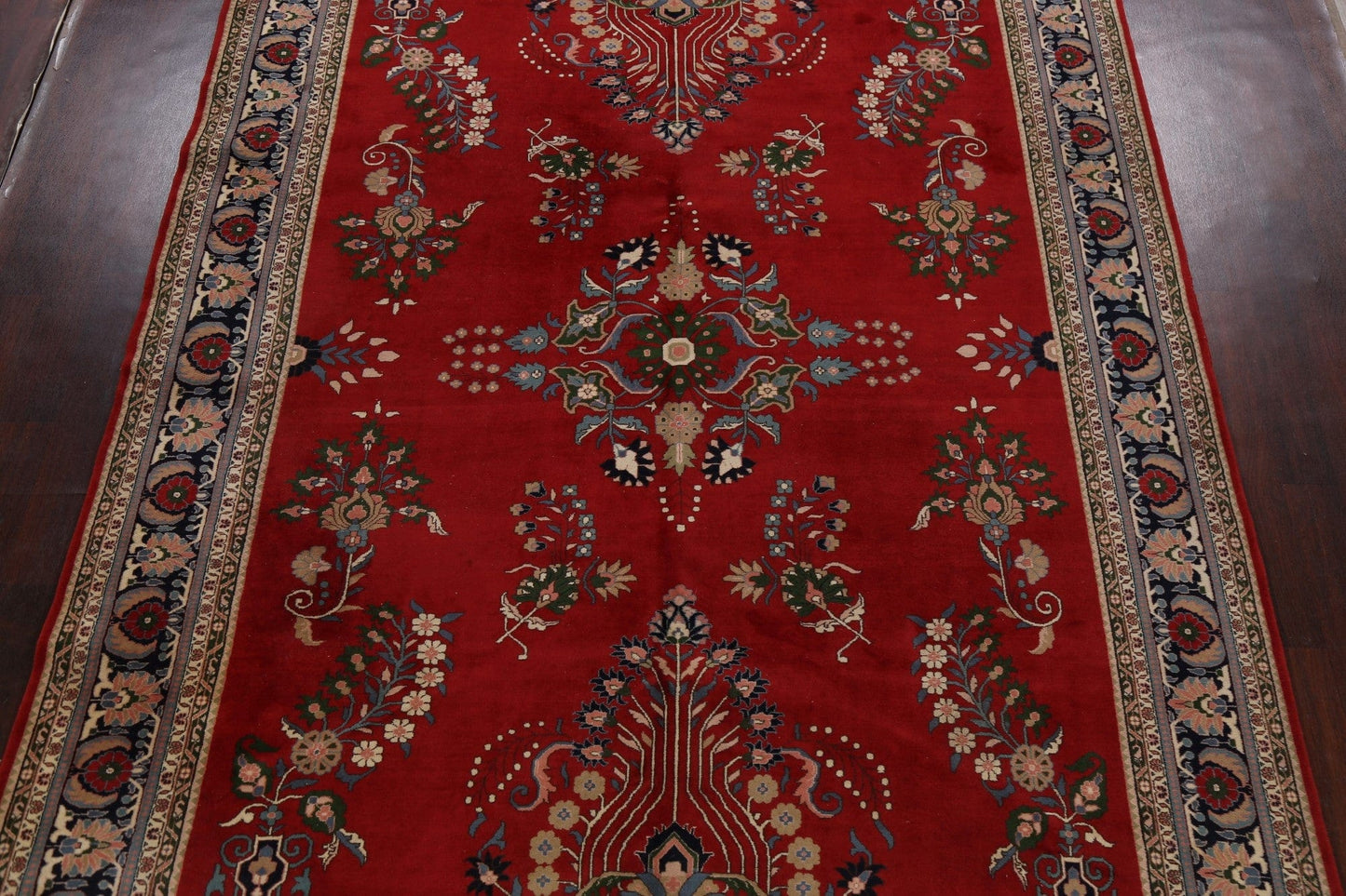 Floral Red Agra Oriental Area Rug 9x12